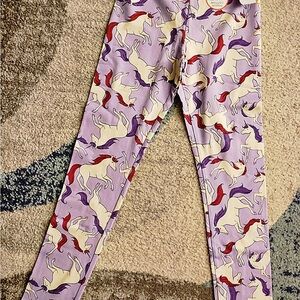 Kids Unicorn Print Leggings